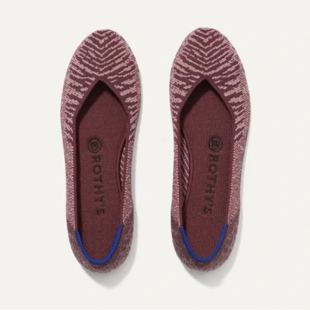 Rothy's Retired Desert Metallic round toe flat size 7